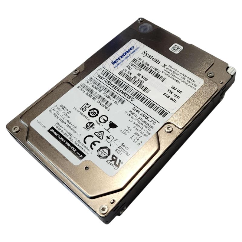 Hd Ibm 300gb Sas 15k Rpm Servidor Enterprise System X 00fn460 - HD